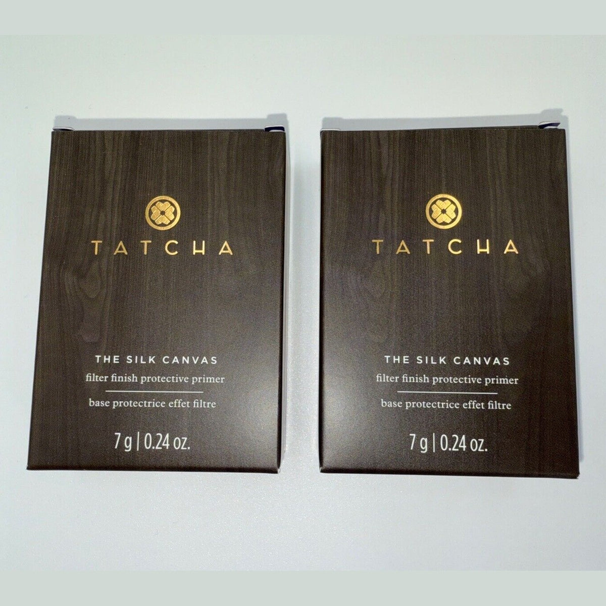Lot Of 2 Tatcha Silk Canvas Protective Primer Filter Finish  7g 0.24oz New Box