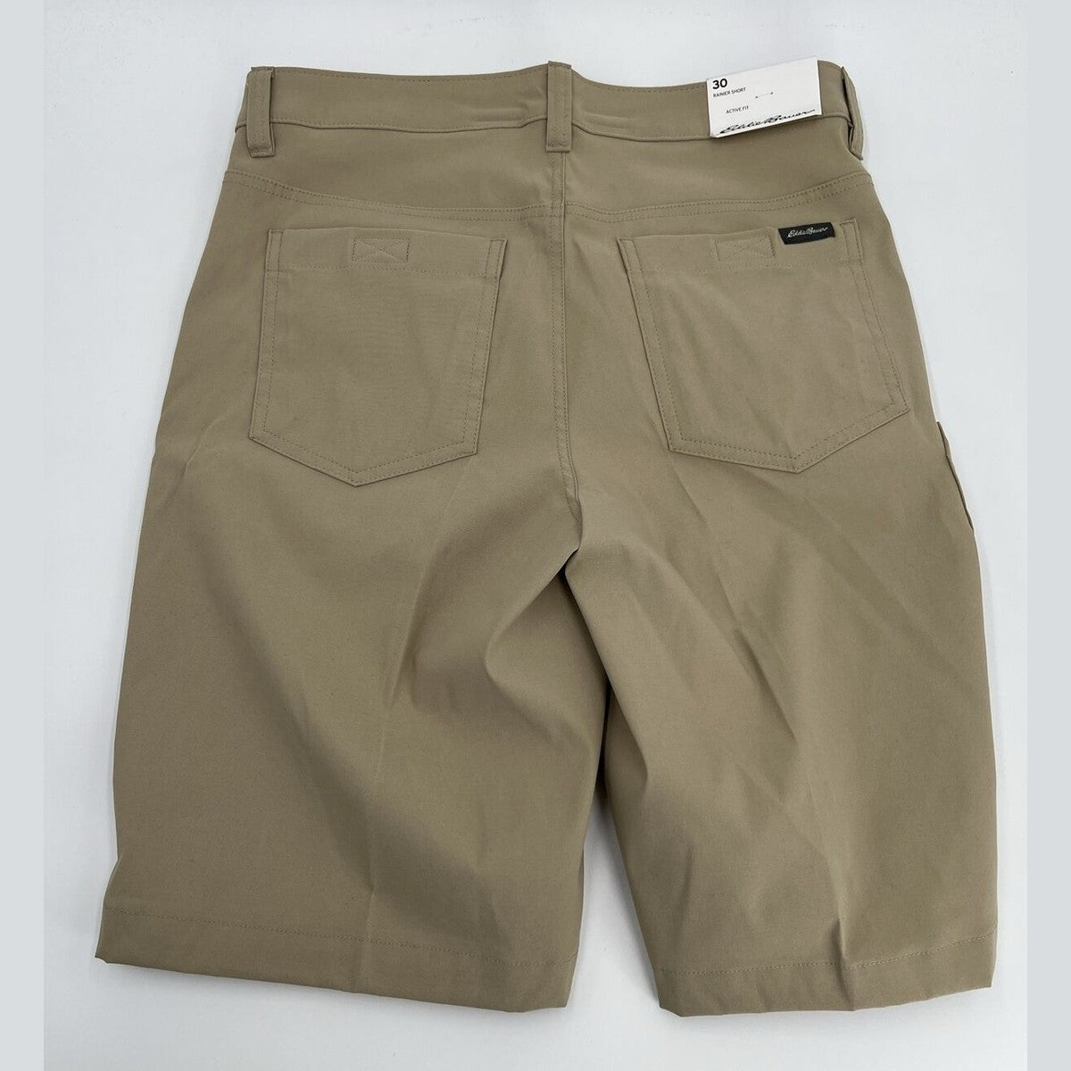 Eddie Bauer Men's Rainier Shorts 11 Inch Hiking Performance-Khaki -30W-New $70