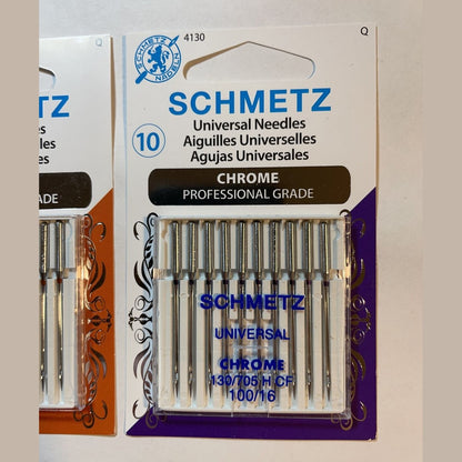 (3) Euro-Notions Schmetz Chrome Universal Machine Needles-Size Combo