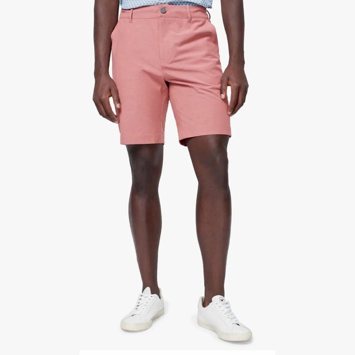 $98 Faherty Men’s Belt Loop All Day 9” Soft Shorts-Sunrose Red -Size: 29”-New