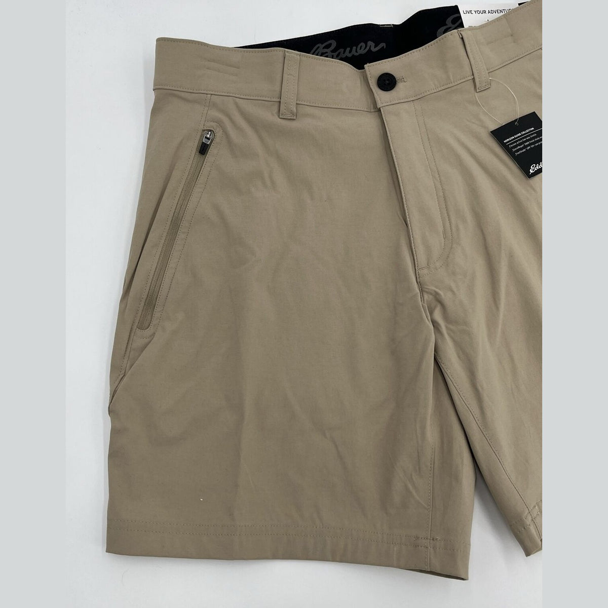 Eddie Bauer Men's Rainier Shorts 11 Inch Hiking Performance-Khaki -30W-New $70