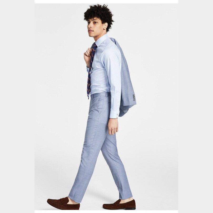 Calvin Klein Men’s Skinny Fit Jayden Dress Pants-Light Blue-32W X 34L - New