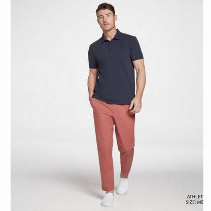 VRST Men's Pique Polo - Darker Ardosia Slate - Small - New Tags Retail $60