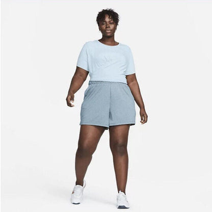 Nike Women’s Dry Fit Attack Shorts Running Training - L/Blue -2XLarge-New