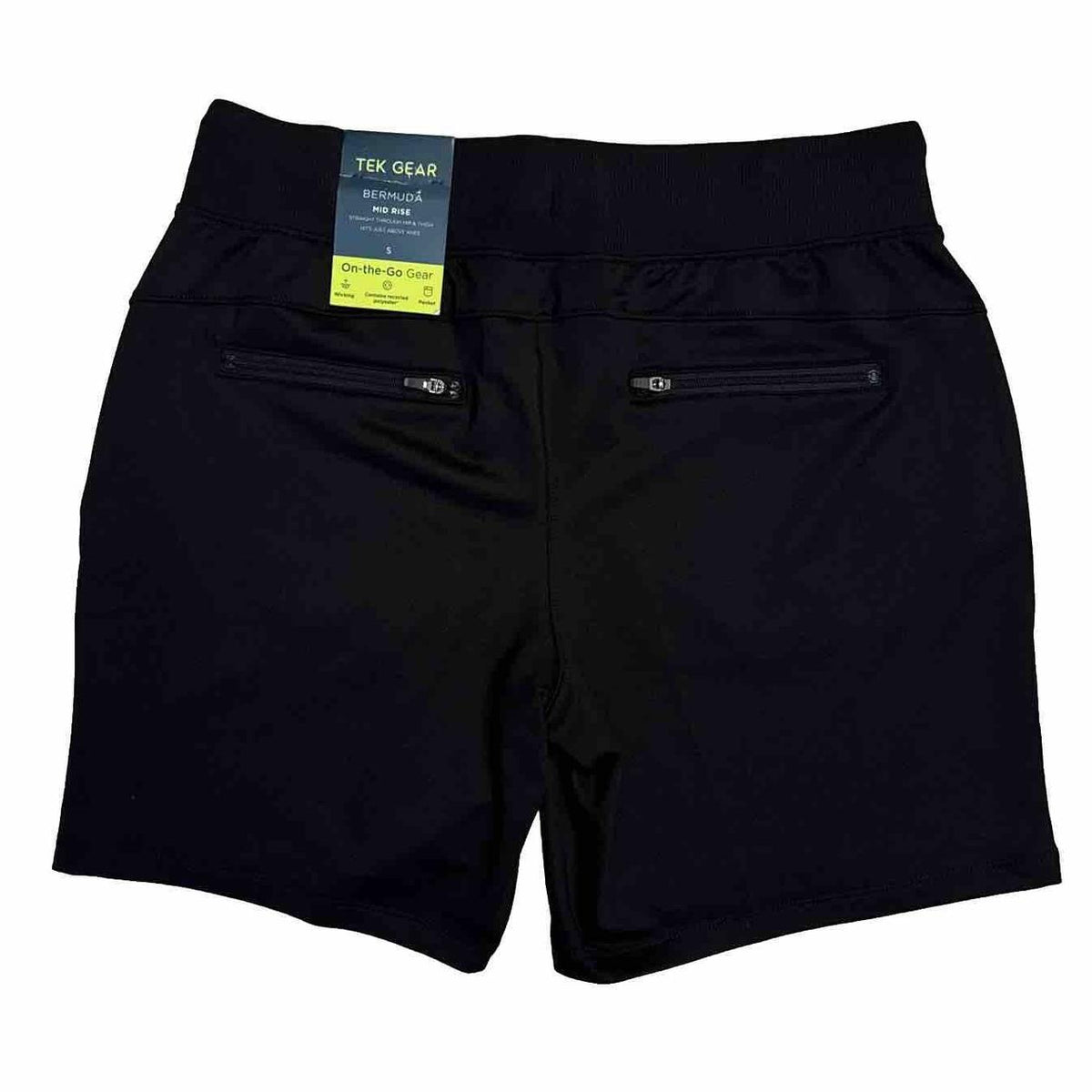 Tek Gear® Women’s French Terry Weekend Bermuda Shorts -Black- Small NWT