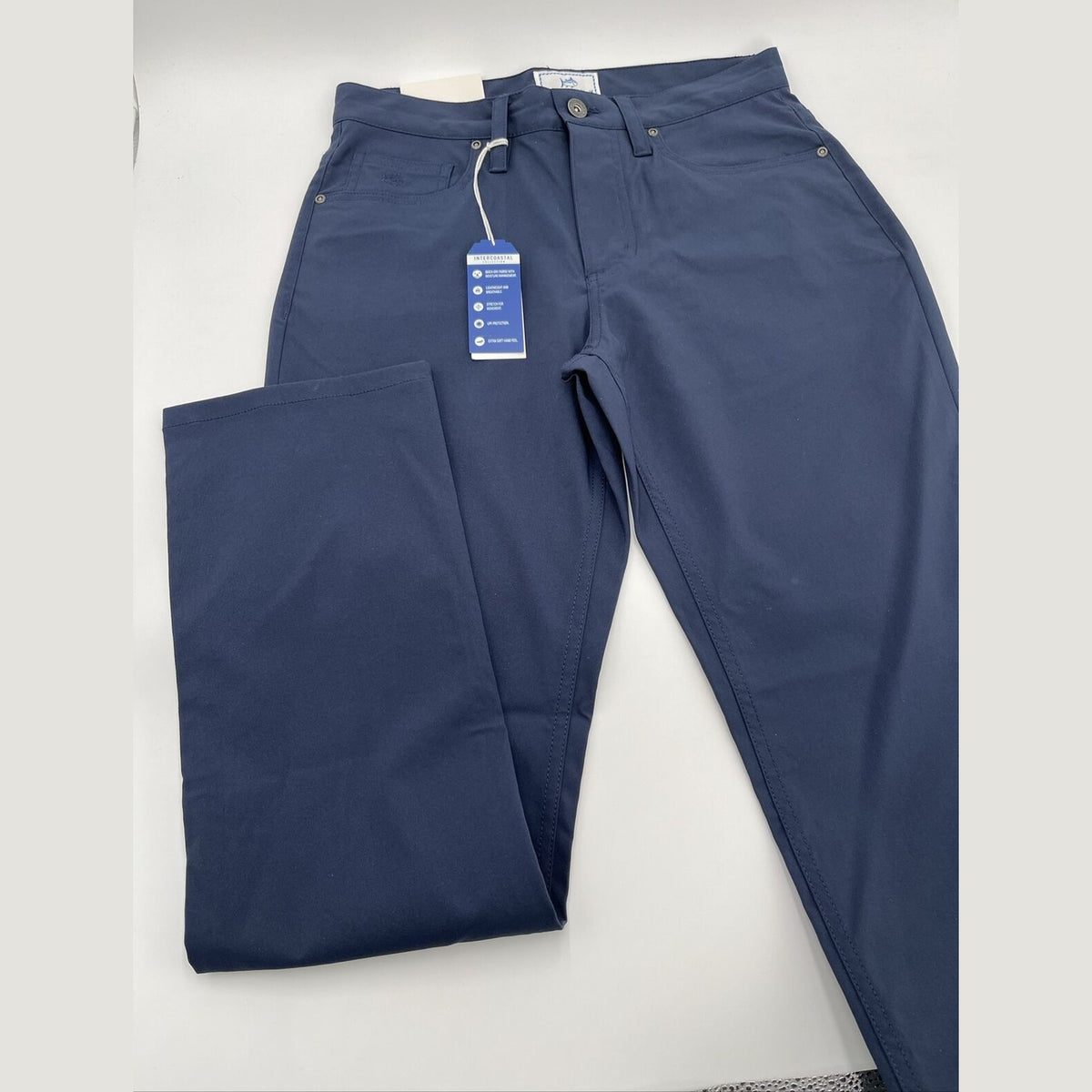 Southern Tide Straight Leg Stretch Intercoastal Pants -True Navy-28W 30L-New$125