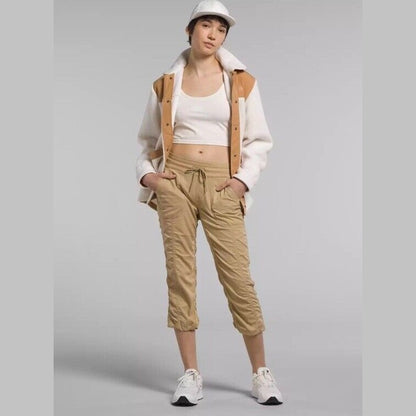 $60 The North Face Women’s Aphrodite 2.0 Capri - Khaki Stone- Medium - NWT