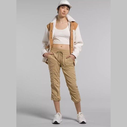 $60 The North Face Women’s Aphrodite 2.0 Capri - Khaki Stone- Medium - NWT