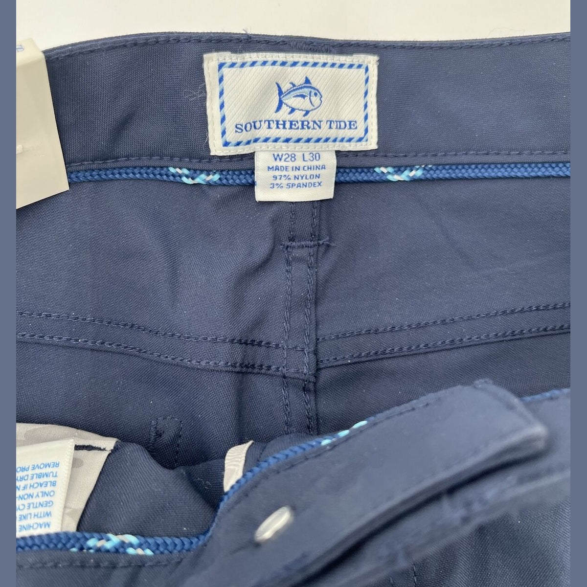 Southern Tide Straight Leg Stretch Intercoastal Pants -True Navy-28W 30L-New$125