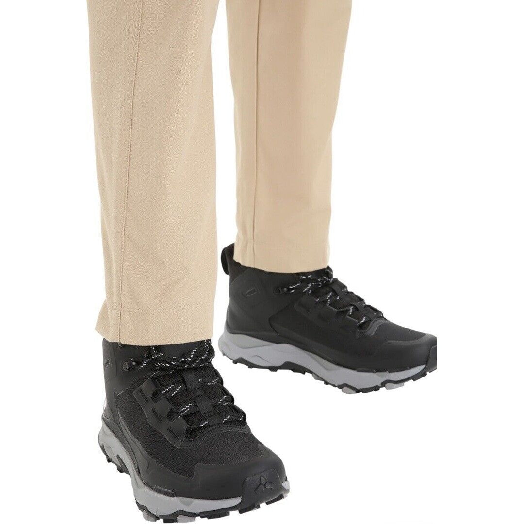 $240 Icebreaker Women’s Hike Pants Cargo Zip- Sand- Size 30w