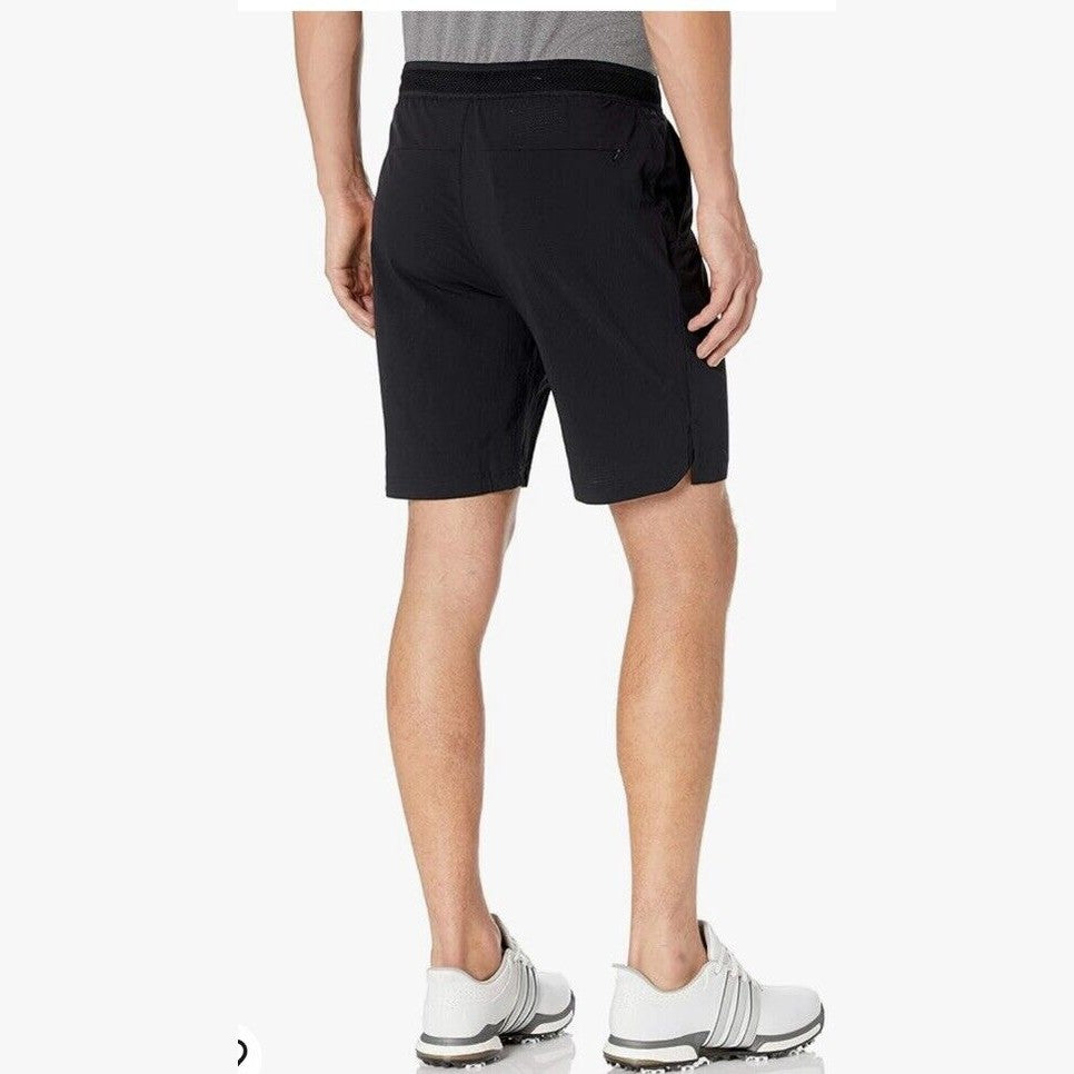 $80 Adidas Men’s Adicross Men's Golf Stretch Shorts- Black - Size: XLarge-Newu