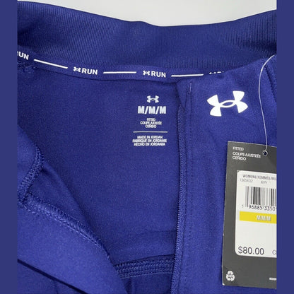 $80 Under Armour Women’s 1/2 Zip Top Running  Qualifier Run 2.0-Purple-Medium