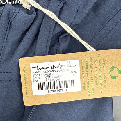 $150 Travis Mathew Men’s Blooming Orchid 1/4 Zip Golf Hoodie-Navy Blue-Large-New