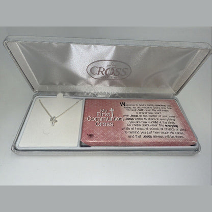 Cross Gifts Christian Cross My First Communion Pendant With Necklace Gift Box