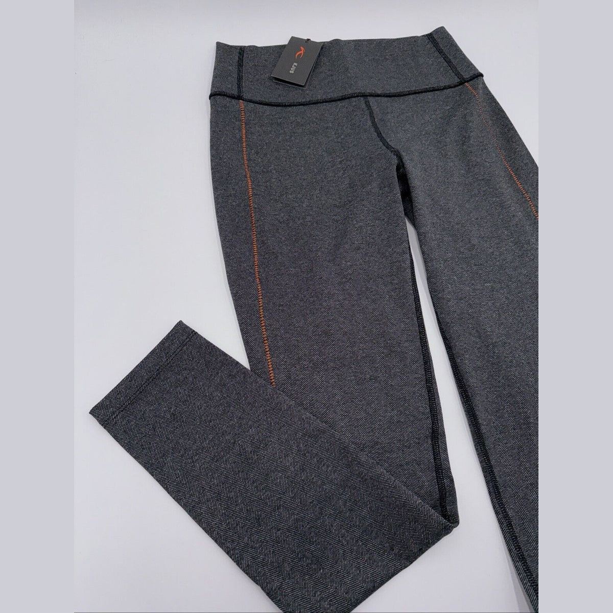 $149 KJUS Women’s Incline Baselayer Leggings Pant- Black Grey- Large (40)-NWT