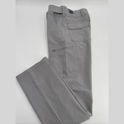 $80 Huk Men’s Next Level Pants Fishing Hiking Stretchy-Overcast Grey-Small-New