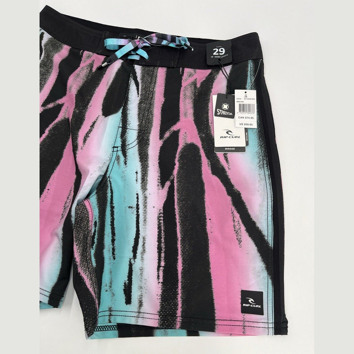 $60 Rip Curl Men’s Mirage Board Shorts Stretch Lightweight-Multicolor-Size: 29W