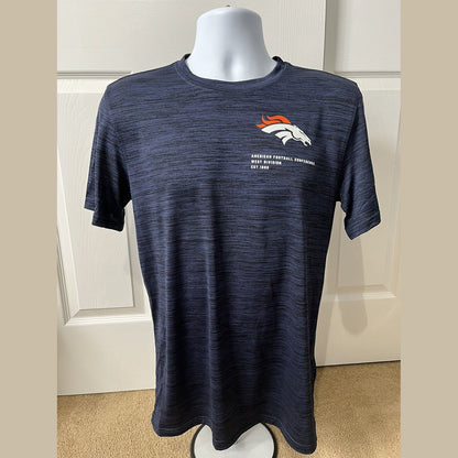 Nike Men’s Denver Broncos Micro T Shirt NFL - Blue/Orange-Small-New Tag $40
