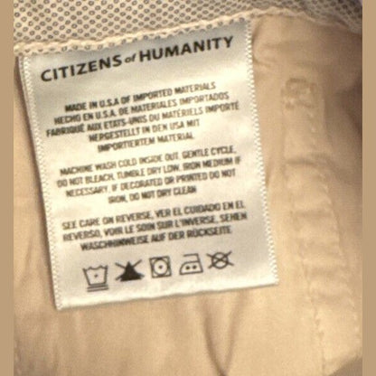 $228 Citizens Of Humanity Men’s Gage ClassicLuxury Pants Jeans- Mist Dot-30Wx32L