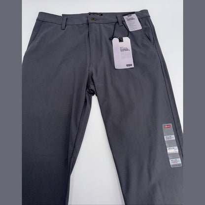 $69 Levi’s Men’s XX Chino Standard Tech Pants- Charred Grey- 34W x 32L- New Tags