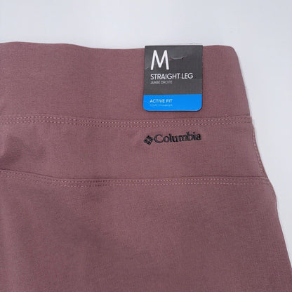 $60 Columbia Women's Anytime Slim Fit Pull-On Pants -UPF 50*- Fig- Medium -New