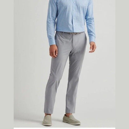 $180 Peter Millar Crown Men’s Crafted Surge Performance Pants- Gale Grey-40W 32L