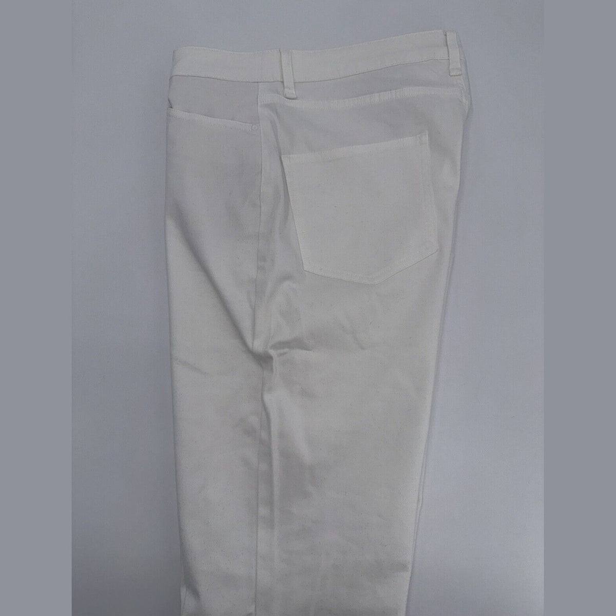 $150 Peter Millar Women's Karlie Stretch Sateen High Rise Pant-White-Size 10-NEW