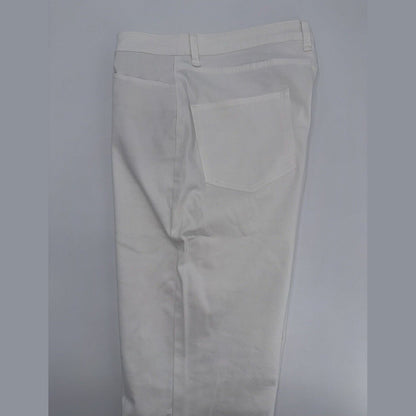 $150 Peter Millar Women's Karlie Stretch Sateen High Rise Pant-White-Size 10-NEW