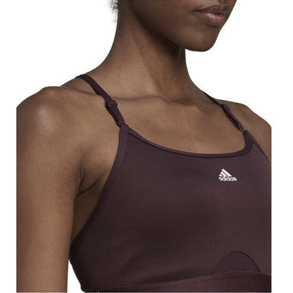 Adidas Aeroreact Training Light-Support Padded Bra- Black- Size: LAC - New