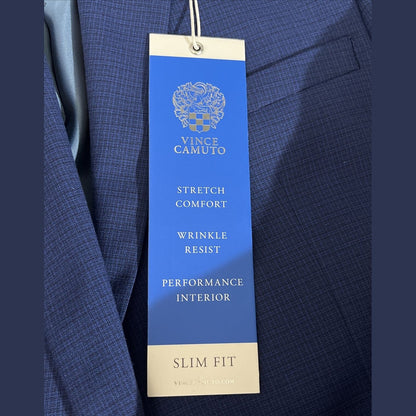 Vince Camuto Men’s Beautiful Dress Jacket VX036SV5162 - 38L- Blue - New WT $360