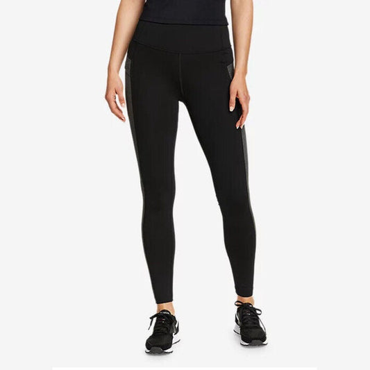 Eddie Bauer Women's Traverse Colorblock Tight Leggings-Black-XSmall -New Tag $70