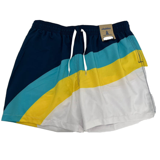 Chubbies Men's Stretch Swim Trunks 5.5" The Shore Enoughs -Multi-XLarge-New $70