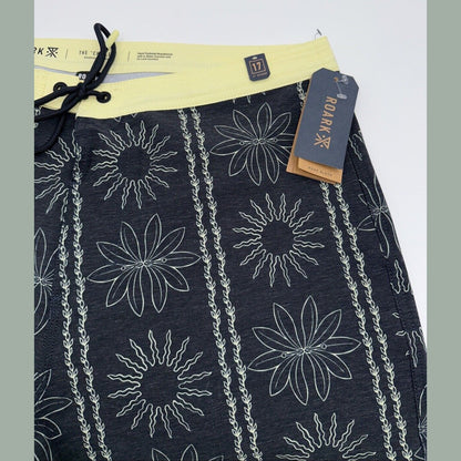 $89 Roark Men’s Chiller 17” Boardshorts Trunks Drawstring-Dark Navy-33W- New Tag