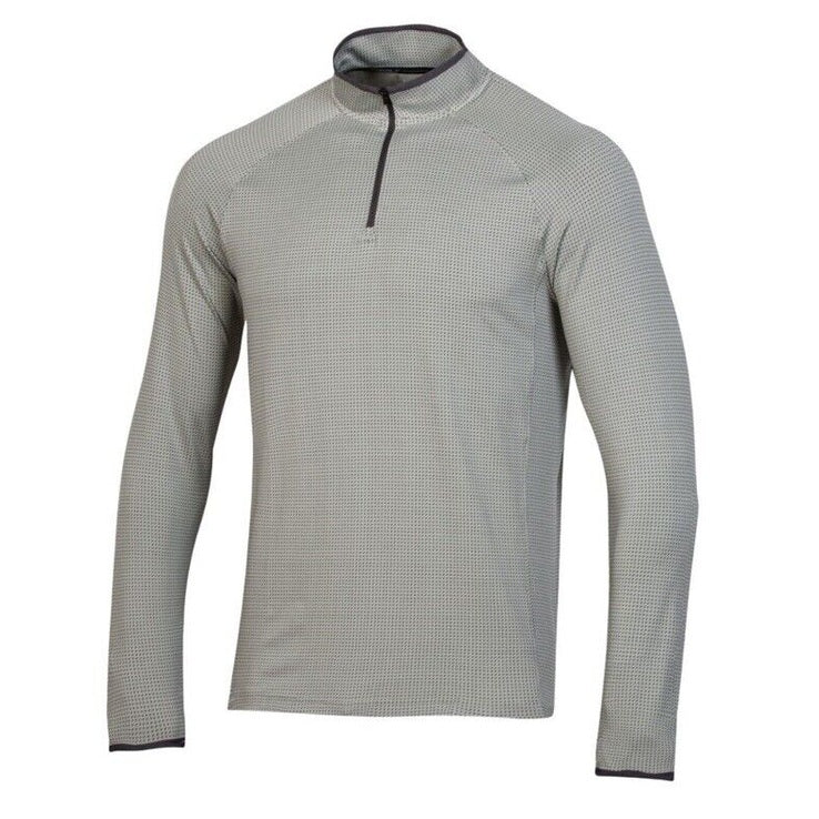 $75 Under Armour Men’s T2 Half Moons Print 1/4 Zip Golf Top - Green- Medium -New