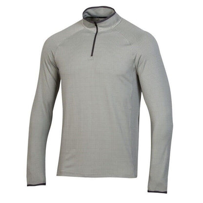 $75 Under Armour Men’s T2 Half Moons Print 1/4 Zip Golf Top - Green- Medium -New