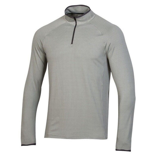 $75 Under Armour Men’s T2 Half Moons Print 1/4 Zip Golf Top - Green- Medium -New