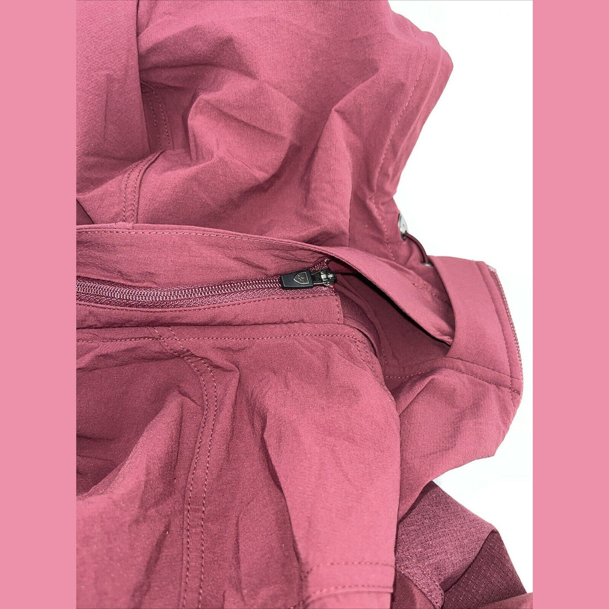 $149 Kuhl Women’s Transcendr Hoody Full Zip Jacket - Barberry Maroon-XSmall-New
