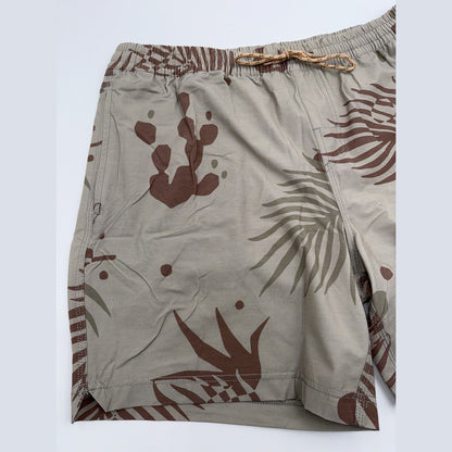 $59 Howler Bros Men’s Deep Set Boardshorts Swim Trunks- Forest Beige-XLarge- NEW
