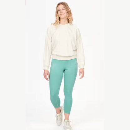 $80 Marmot Women's Rock Haven 7/8 Tights UPF 50- Blue Agave- Large - NWT