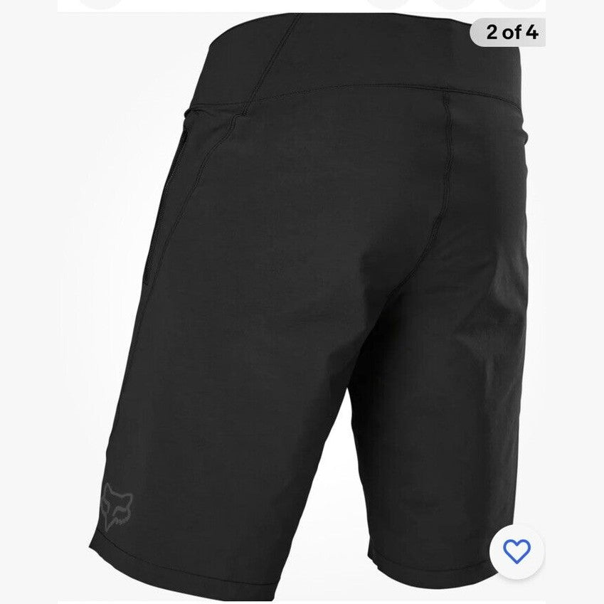 $110 Fox Racing Flexair SP23 Mens MTB Mountain Bike Shorts- Black- Size: 28W-New