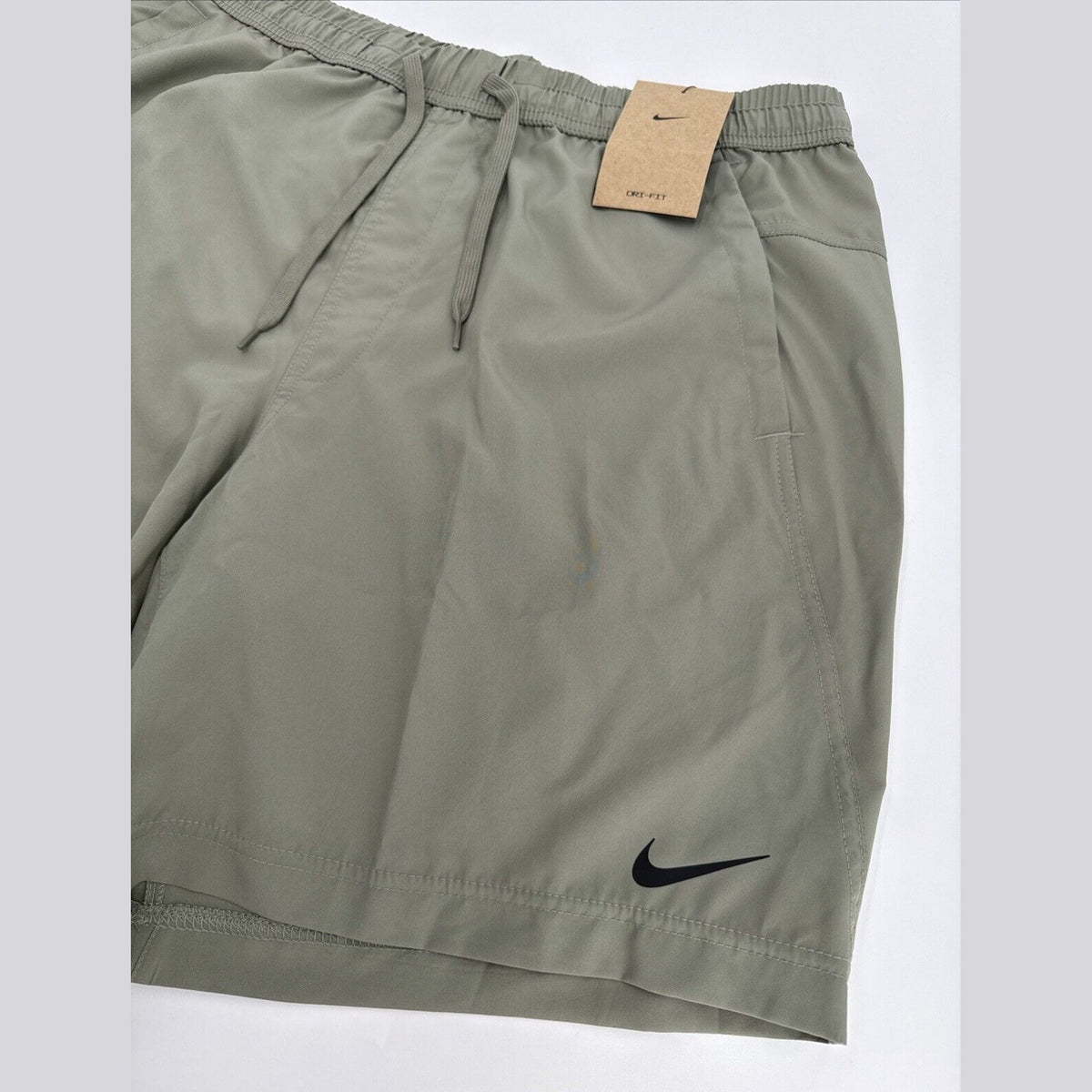 Nike Men's Form Dri-FIT 7" Unlined Versatile Shorts- Light Army- Medium- New Tag