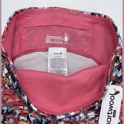 $120 Smartwool Women’s Active Printed 7/8 Leggings-  Guava Pink - Medium- New