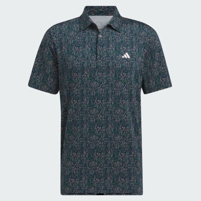 $70 Adidas Men’s Ultimate365 Power Grid Print Shirt -Collegiate Navy- Small-New