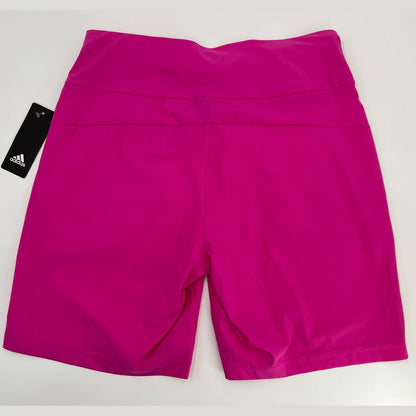 $60 Adidas Women's Bermuda Micro Shorts ADVW0084- Lucid Fuchsia- Small - New