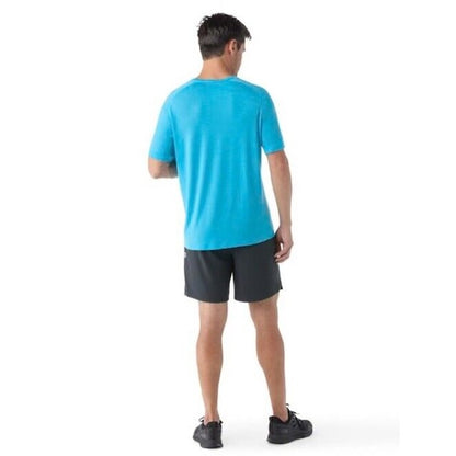 $60 Smartwool Men’s Active Ultralite Short Sleeve Shirt- Iceberg Blue-Small -New