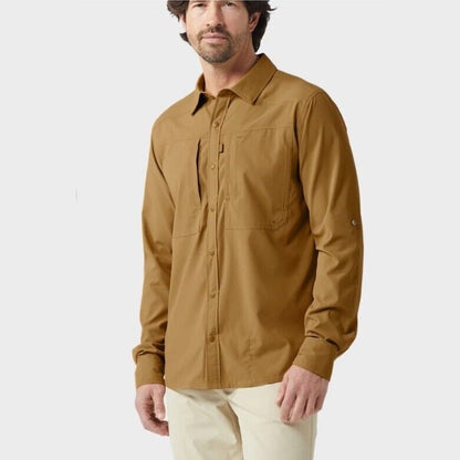 $120 Stio Men’s Hatcher Button Shirt Long Sleeve -Barren Butte -Medium-New