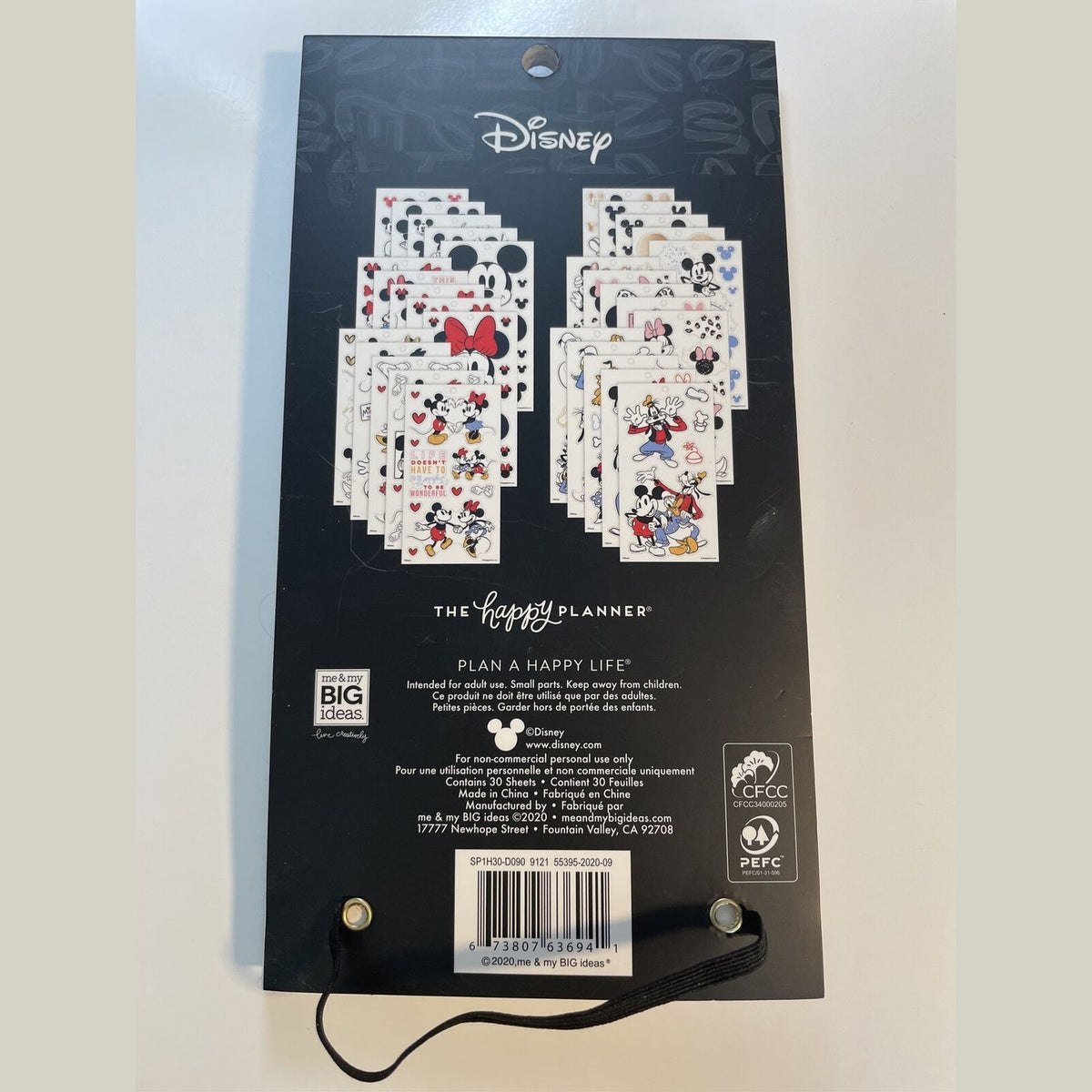 The Happy Planner Disney Value Pack Stickers “LARGE MICKEY MOUSE & MINNIE MOUSE"