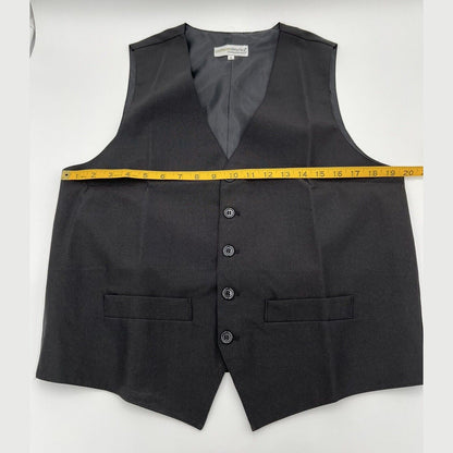Uniform Works Men’s CLASSIC Fit Vest/Pockets RESTAURANT WAITER SERVER-Small-New