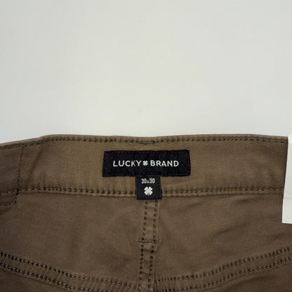 $99 Lucky Brand Men’s- 223 Straight Stretch Five Pocket Pants-Bark- 30W 30L -NWT