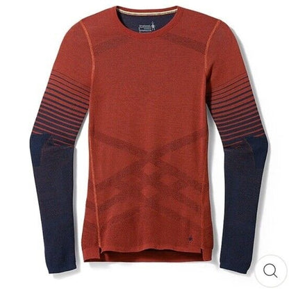 $130 Smartwool Women’s Intraknit Merino Base Layer Crew-Pecan Tan-XSmall-New Tag